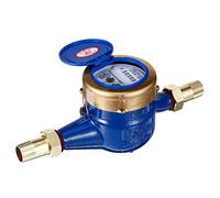 Hemobllo Débitmètre d'Eau Numérique Dn15 Compteur d'Eau pour Installation Facile Outil de Mesure Pratique pour Maison et Jardin 1 Pcs