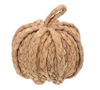 Hemobllo Décoration de Citrouille en Paille Tressée Main, Ornement Créatif de Citrouille Réaliste pour Décoration de Table Halloween et Chambre D'étude
