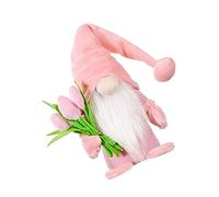 Hemobllo Décoration de Poupée sans Visage Rose Garçon Fille et Ornement pour Fête des Mères pour Créer Une Ambiance Chaleureuse Maison