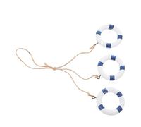 Hemobllo Décoration Murale Bord de Mer Méditerranéenne Suspendue avec Anneaux de Natation Nautique Ornement pour Chambre et Fête Plage