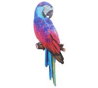 Hemobllo Décoration Murale Perroquet Suspendu Sculpté pour Jardin Intérieur et Extérieur