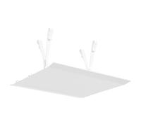 Hemobllo Déflecteur de Ventilation Carré pour Climatiseur Central 30x30 Cm en Plastique Renforcé Support, Guide du Vent Réglable, Compatible Bouches D'aération Plafond pour Maison et