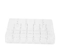 Hemobllo Delicate Lipstick Organizer Transparent Acrylic Desktop Rack For Lipsticks And Lip Gloss Compact Storage For Beauty Products Dressing Table