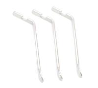 Hemobllo Démonte-pneus de Vélo en Acier Inoxydable Levier de Pneu Résistant 3 Pièces Outil de Réparation pour VTT Vélo de Route Accessoire Professionnel pour Changement de Pneus