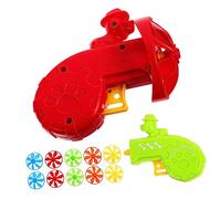 Hemobllo Disque Volant pour Chat Interactif avec Lanceur Jeu de Chasse pour Intérieur et Extérieur Stimule et Amusement des