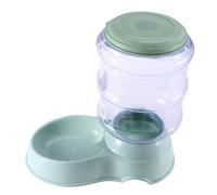 Hemobllo Distributeur Automatique pour Chien et Chat Gamelle Plastique Verte Alimentation et Eau Fraîche Facile à Nettoyer Gain Énergie