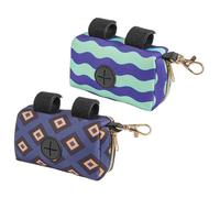 Hemobllo Distributeur De Paquet à Couches Portable Voyage, 2 Pièces, Couleurs Violet Et Motif Vague, pour Bébé Et Tout-Petits, Rangement Pratique Et Compact