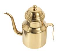 Hemobllo Distributeur Huile Inox Multi-fonction pour Cuisine Domestique Bouteille Huilier avec Poignée Incurvée Anti-chaleur Récipient Pratique pour Vinaigre et Huiles Diverses