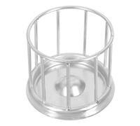 Hemobllo Distributeur Reptiles Acier Inoxydable Bol Tortue et Oiseau Distributeur Nourriture et Eau Compact pour Cage à Animaux Évite Les Conflits Alimentaires