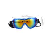 Hemobllo Dog Goggles with UV Protection and Windproof Fog Lenses for Medium to Large Dogs Adjustable Non Slip Straps Vision and Stylish Outdoor Eye Protection