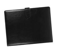 Hemobllo Dossier Portfolio Business Multifonction Noir Transparent pour Bureau Organisateur de Documents avec Clips Métalliques Classeur Résumé et Contrats Porte-documents Professionnel