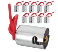 Hemobllo Douilles à Fixation T8.5 Compatible Feux Stop et Clignotants Lot de 10 Support de Lampe LED, Connecteur Électrique Remplacement Solide pour Ampoules de Tableau de Bord Voiture