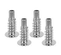 Hemobllo Douilles de Charnière en Alliage 4 Pcs pour Canapé Manchon D'alignement et Insert D'appui-tête Accessoire Quincaillerie Meubles pour Réparation Charnières Métalliques