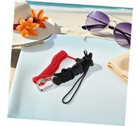 Hemobllo Dragonne de Plongée Élastique avec Clip INOX et Boucle Rapide Lanière Anti-Perte pour Caméra Lampe et Outils sous-Marins Légère et Compacte