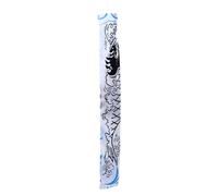 Hemobllo Drapeau de Poisson Japonerie Manche à Air 140 CM Noir et Blanc Adapté pour Restaurant Extérieur Décoration Jardin Direction du Vent Printemps Été