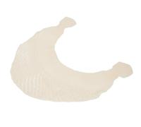 Hemobllo Écharpe Tricotée Main Délicat Châle à Motif Écailles de Poisson Petite Étole Beige Accessoire pour Femme