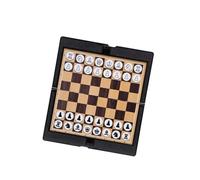 Hemobllo Échiquier Pliable Magnétique Portable Plateau de Dames International Léger et Jeu de Société de Voyage pour Garçon Fille et Adultes