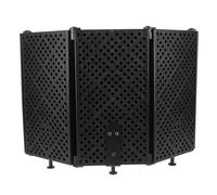 Hemobllo Écran D'isolation Acoustique pour Microphone Cinq Portes en Abs et Eva, de Bruit, Léger et Facile à Transporter, Accessoire Indispensable pour Studio