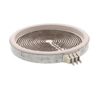 Hemobllo Élément Chauffant Plat 20 CM pour Plaque à Induction Serpentin Chauffant de Poêle Électrique Pièce de Brûleur de Cuisinière 3 Broches Remplacement pour Cuisson et Maintien au