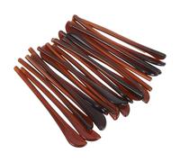 Hemobllo Embouts de Branches de Lunettes Café 14 MM Fines - 10 Paires de Protège-Branches Antidérapants en Silicone Souple - Coussinets Confortables pour Montures Métalliques -