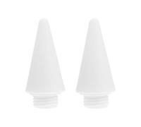 Hemobllo Embouts de Rechange pour Stylet en Abs Blanc, 2 Pièces Pointes Tactiles Précises et Délicates, Compatibles Tablettes et Écrans Tactiles