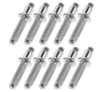 Hemobllo Embouts en Tungstène pour Bâtons de Randonnée 10 Pièces, Installation Facile, Stabilité Optimale sur Sentiers Variés, Adaptés aux Randonnées en Montagne Plusieurs Styles