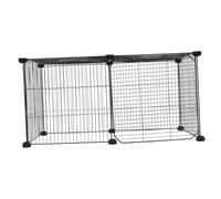 Hemobllo Enclos pour Animaux de Ferme pour Poules Canards et Petits Chiens Usage Intérieur et Extérieur Facile à et Transporter