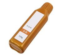 Hemobllo Encre de Pinceau Chinoise Dorée pour Calligraphie Traditionnelle 1 Flacon de 120g, Résistante la Décoloration, pour Peinture et Création de Cartes Plusieurs styles