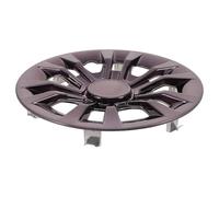 Hemobllo Enjoliveurs Centraux Noirs 8 Pouces pour Roues de Voiturette de Golf Couvre-Moyeux Robuste Résistant UV et Humidité Accessoire Golf Extérieur Compatible Remplacement Enjoliveur