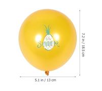 Hemobllo Ensemble Ballons Tropicaux en Latex Bannière Fruits Tropicaux pour Décoration Fête Anniversaire à Thème Hawaïen et Événements Estivaux