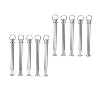 Hemobllo Ensemble De 10 Kit de Réparation Rivets pour Éventail Fixation avec Anneau de Rechange pour Ventilateur à Main Finition Argentée pour Entretien et Restauration Déventails