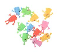 Hemobllo Ensemble De 12 Mini Marionnettes à Doigts TPR Nocturnes, Jouet Couvre-Doigts pour Garçon Et Filles, Adolescents Et Adultes, Interaction Ludique pour Maison, École Et Maternelle
