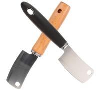Hemobllo Ensemble de 2 Couteaux à Fromage Mini en Acier Inoxydable, Légers et Faciles à Tenir, pour Barbecue et Usage Domestique