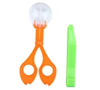 Hemobllo Ensemble de 3 Kit de Capture Insectes Plastique Ensemble Ciseaux et Pince à Épiler Outil Éducatif pour Observation Nature Couleurs