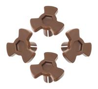 Hemobllo Ensemble de 4 Coupleurs de Plateau Tournant pour Micro-Ondes Supports à Rouleaux Universels en Plastique Solide Pièces Détachées Compatibles pour Réparation et Maintenance de