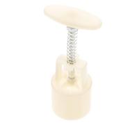 Hemobllo Ensemble de 5 Moules à Gâteau de Lune 50g, Moules Manuels à Pâtisserie en Plastique Réutilisables, Tampons à Biscuits pour Fête D'automne, Outil pour Fabriquer des Gâteaux de Lune