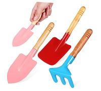 Hemobllo Ensemble d'Outils de Jardinage Mini Pelle Truelle et Râteau à Manche en Kit Pratique pour Plantation et Creusage Outils de Jardin pour Transplanter pour Petits