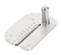 Hemobllo Ensemble D'outils Perforatrice à Tissu Travail Cuir en Acier Inoxydable Guide Poinçonnage Précis Argentée et Réparation L'artisanat Cuir