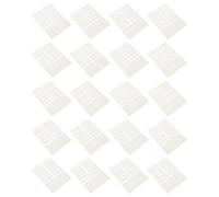 Hemobllo Entretoises Invisibles en Silicone pour Bagues Larges Lot de 20 Pièces 12X82 CM Protège-Bagues Transparent Antichoc Ajusteur de Taille Flexible pour Femmes et Hommes Adapté à