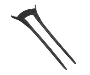 Hemobllo Épingle à Cheveux Chinoise en Bois Naturel Noir Forme U pour Chignons Accessoire Coiffure Traditionnel Bâtonnets à Cheveux pour Femmes Maintien Ferme Usage Quotidien Style