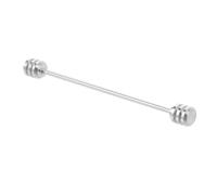 Hemobllo Épingle à Cravate en Métal Cuivre Argenté, Épingles de Col pour Homme, Fixation Sécurisée de Cravate, Accessoire Costume Minimaliste, Usage Professionnel et Quotidien