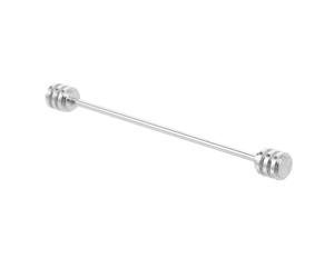 Hemobllo Épingle à Cravate en Métal Cuivre Argenté, Épingles de Col pour Homme, Fixation Sécurisée de Cravate, Accessoire Costume Minimaliste, Usage Professionnel et Quotidien