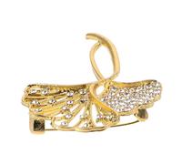 Hemobllo Épingle Bouquet De Ginkgo Broche Avec Cristaux Bijoux Pour Femmes Épingle Décorative De Broche