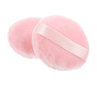 Hemobllo Éponges à Maquillage en Coton Lot de 2 Réutilisables Applicateurs de Femmes pour Fond de Teint et Fard à Joues
