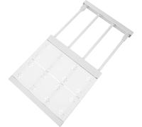 Hemobllo Étagère Tension Extensible Réglable pour Placard Organisateur Dressing Rangement Armoire Séparateur de Penderie Polyvalent Plastique et Acier