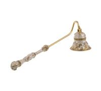 Hemobllo Éteignoir à Bougie Européen Vintage 19x4,2x5,6 Cm Métal Coupe-mèche Extincteur Flammes Outil pour Bougies D'aromathérapie Maison Hôtel Restaurant