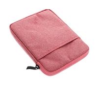 Hemobllo Étui de Protection Liseuse Électronique 6 Pouces Multifonction pour Lecteur et Pocketbook, Ultra-Mince en Toile Résistante Rose, Poche Intégrée pour Voyage et Usage Quotidien