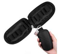 Hemobllo Étui De Transport Portable pour Huiles Essentielles avec Fermeture Éclair Et Compartiments Conçus pour Contenir Plusieurs Petits Flacons pour Voyages Et Utilisation Quotidienne