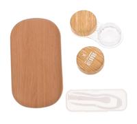 Hemobllo Étui Lentilles Contact Hygiénique à Double Compartiment avec Pince et Miroir Boîte de Rangement Compact pour Soins des Lentilles Portable et pour Voyages et Activités Extérieures