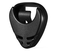 Hemobllo Étui Porte Médiators pour Guitare Électrique en Abs Noir, Léger et Facile à Utiliser, Capacité de 4 Médiators, Accessoire pour Guitaristes